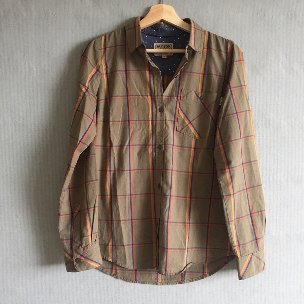 Green Burton button down shirt